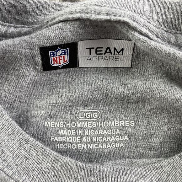 Cincinnati Bengals Shirt Mens Large Gray Orange White NFL Football Short Sleeve - Picture 6 of 7